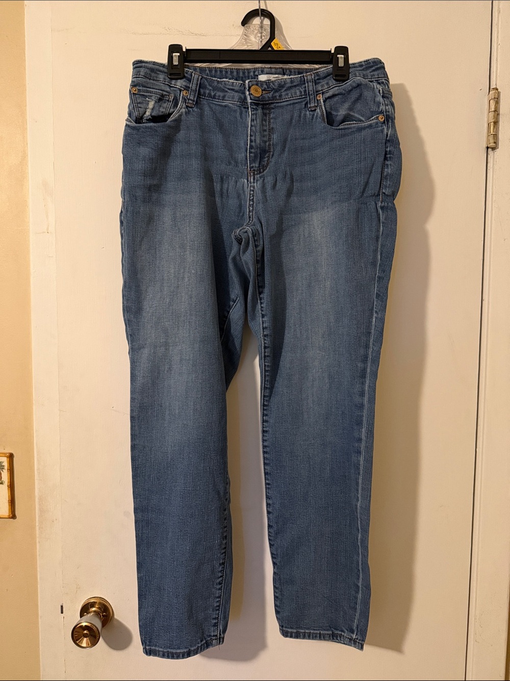 STS Blue Straight-Leg Women's Denim Jeans in Medium Blue